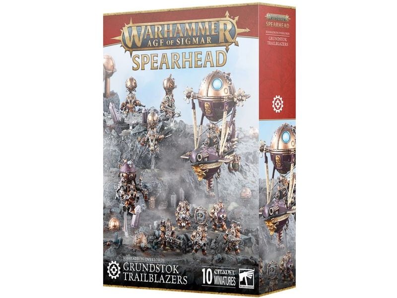 Games Workshop Figurenset Warhammer AOS Spearhead: Grundsto Speerspitze der Himmelsherrscher der Kharadron – Grundstok-Wegbereiter – Bausatz