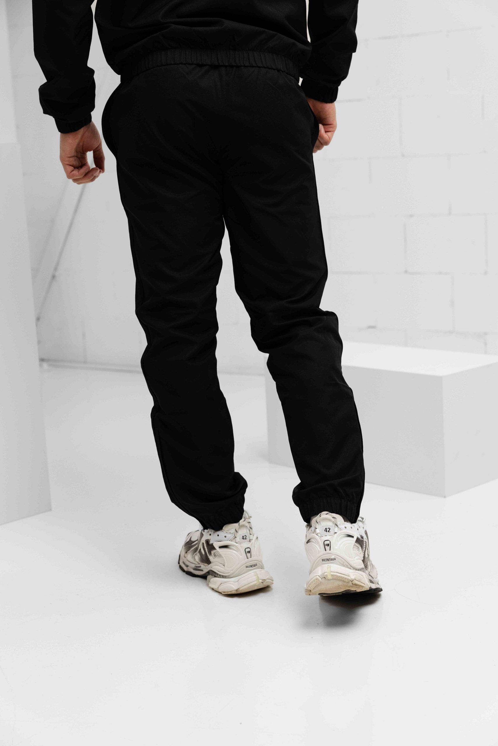 Lacoste Diamond Trainingspak Heren Zwart