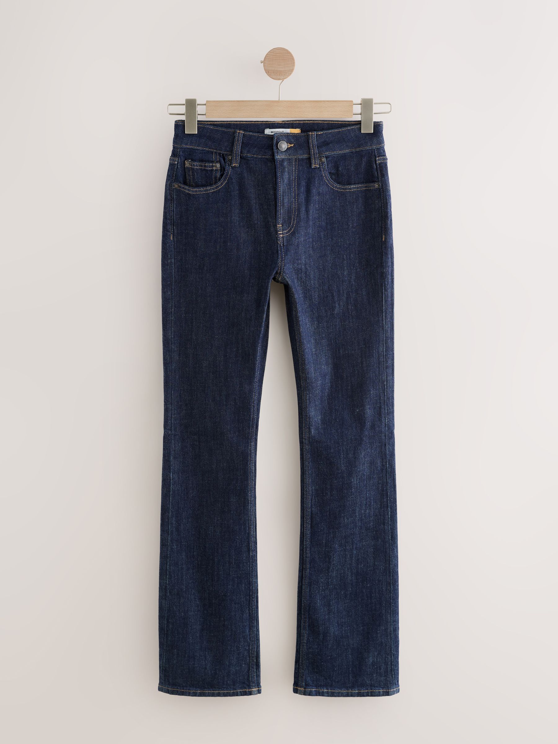 Blauw met wassing - Authentieke jeans met bootcut