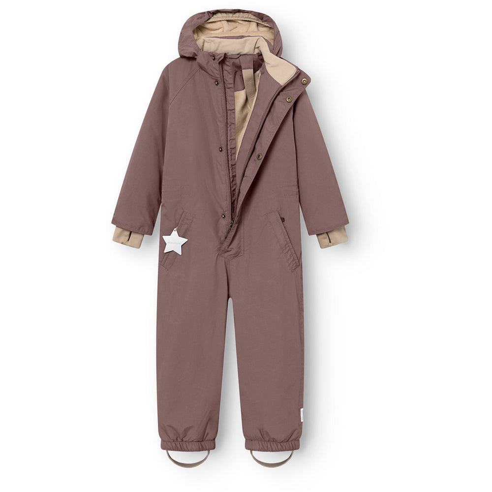 Køb Mini A ture Peppercorn Plum Matwanni Fleece Lined Snowsuit. GRS