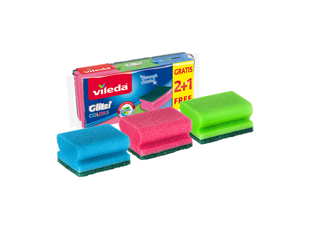 SALVA UNHAS VILEDA GLITZI COLORS 2UN 1UN