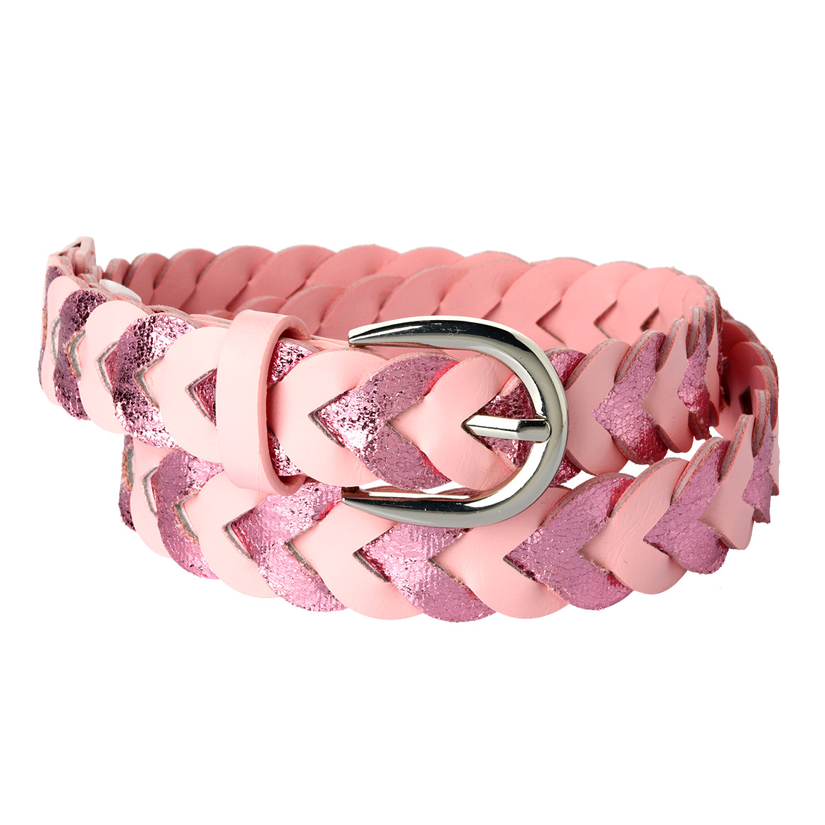 Topolino Mädchen Gürtel aus Kunstleder rosa