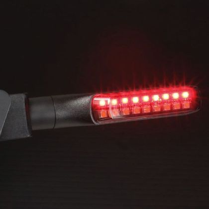 Clignotant Chaft ETERNAL LED multi fonctions arrière (La paire) Universel - Noir