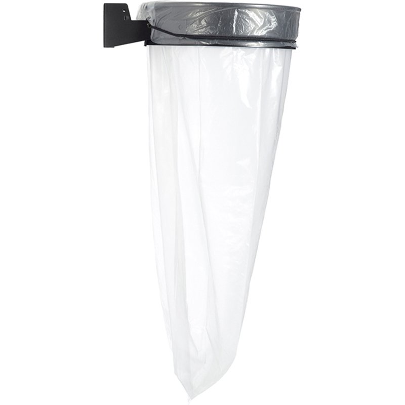 Support de sacs poubelles mural 110 L Ecollecto Rossignol noir