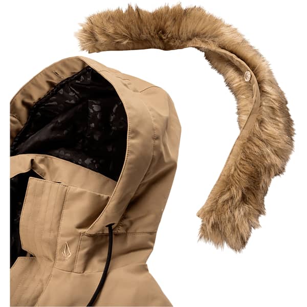 Veste de ski VOLCOM FAWN INS JACKET DARK KHAKI