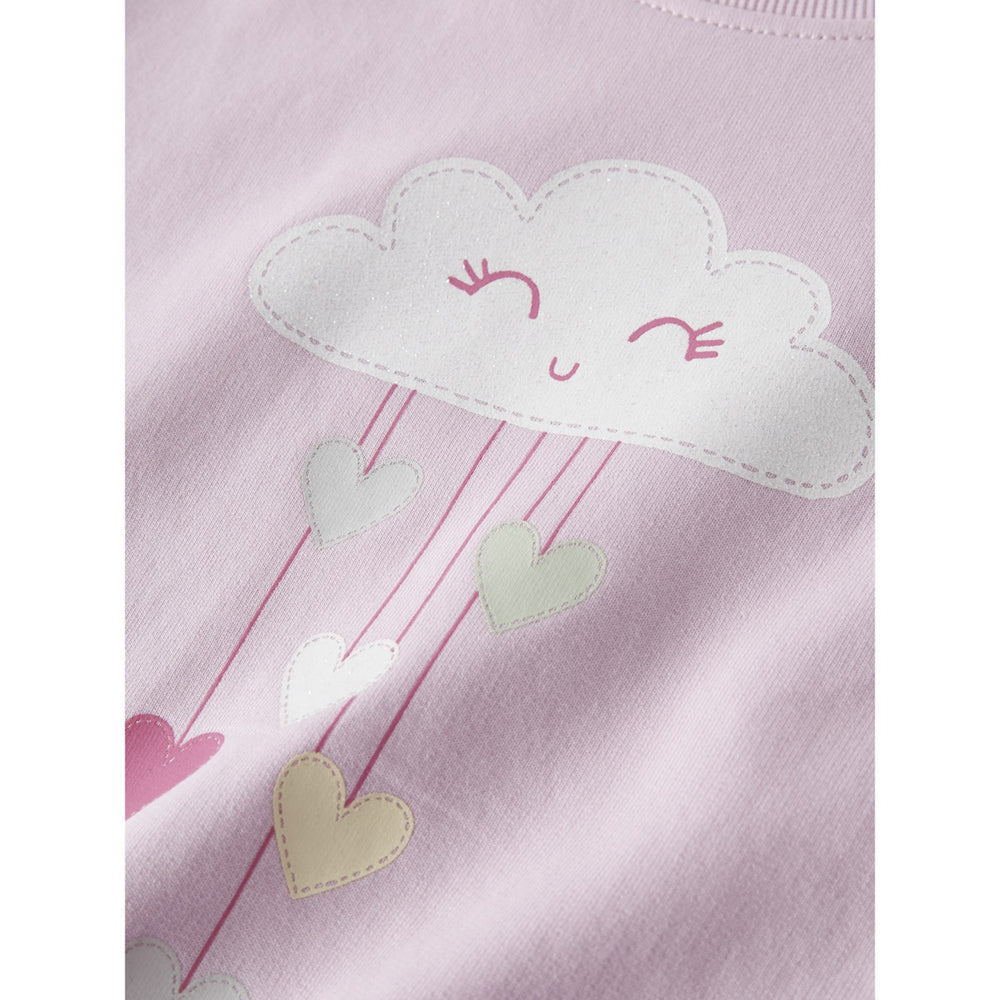 Køb Name It Pirouette Sky Hearts Nmfvisus Ls Rlx Sweat Unb