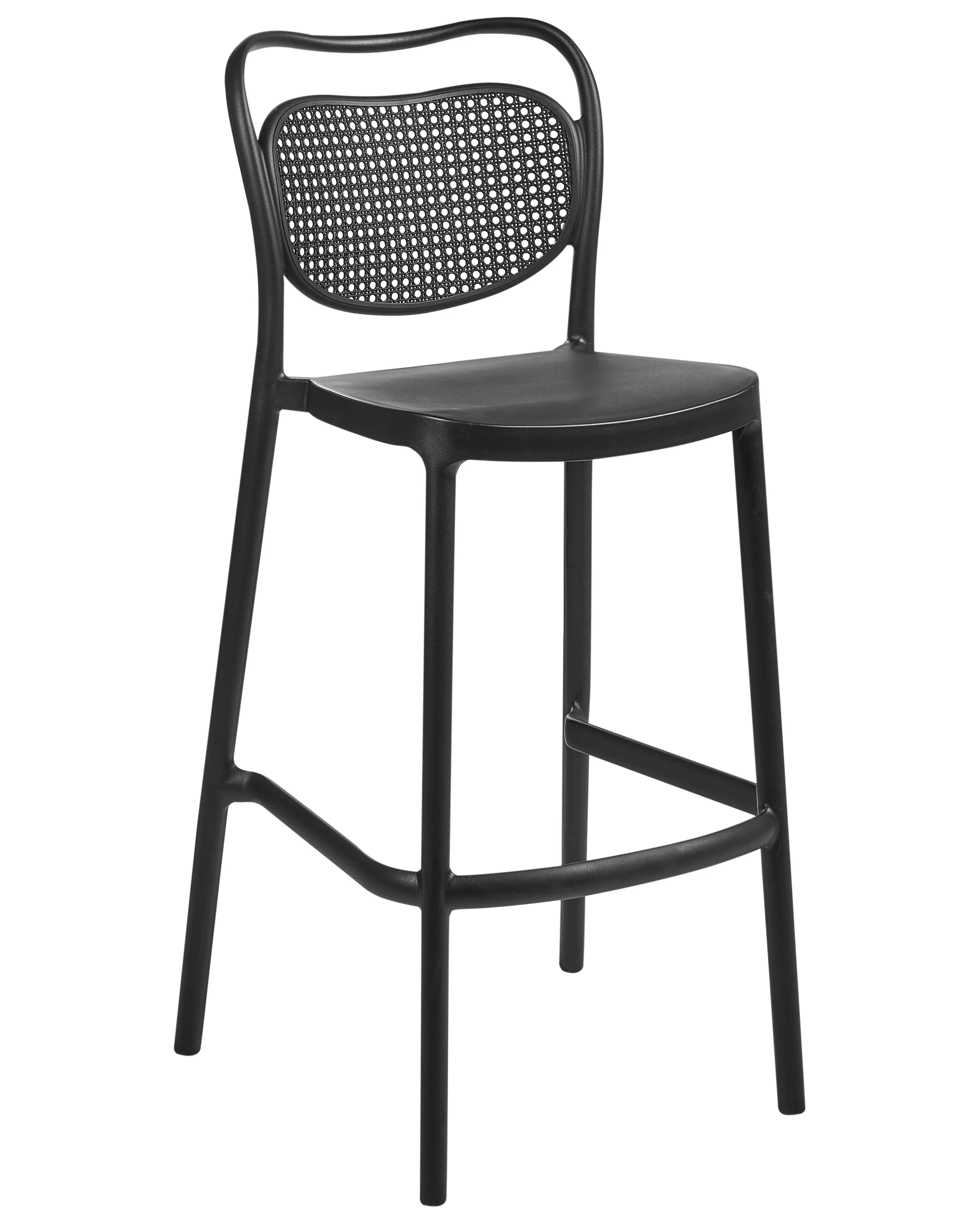 Set van 2 tuinbarkrukken CELLENO Zwart