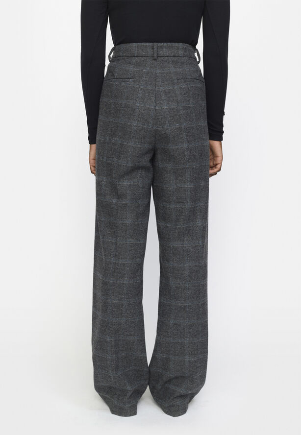 Soft Rebels SRAnnie Pant Checked grey melange