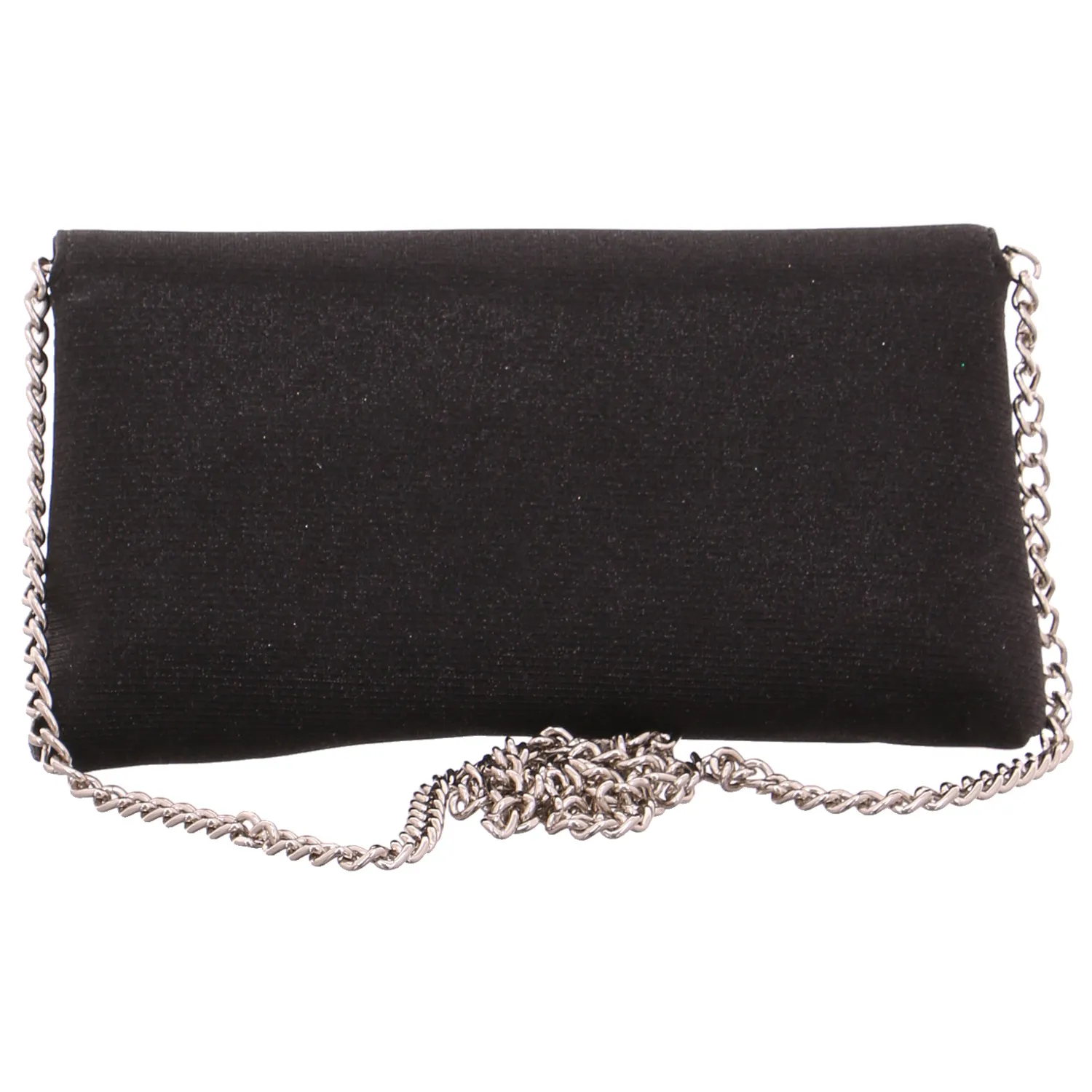 MENBUR Clutch / Abendtasche Schwarz Textil