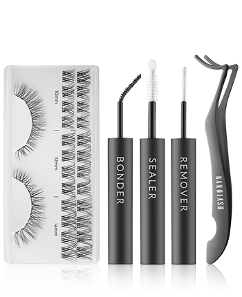 Nanolash DIY Eyelash Extensions Charm Starter Kit 36Stück-5ml-5ml-5ml-1Stück