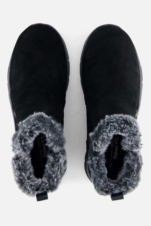 Skechers Relaxed Fit Enkellaarsjes zwart