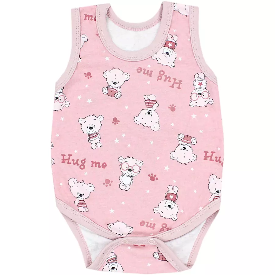 TupTam Baby Mädchen Achselbody 5er Pack rosa