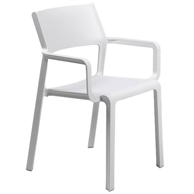Nardi Trill tuinstoel met armleuning Bianco