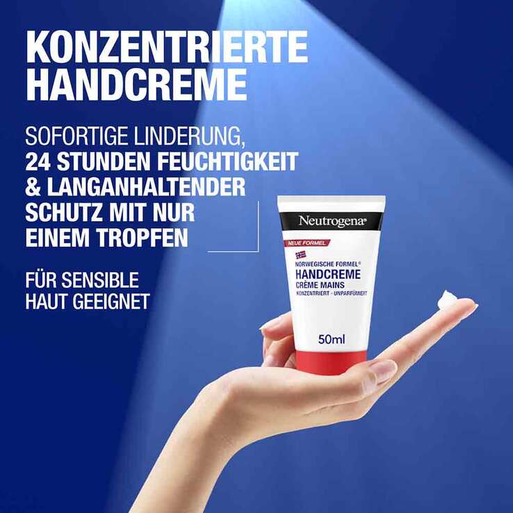 Neutrogena norwegische Formel Konzentrat Handcreme unparfümiert, 50 ml
