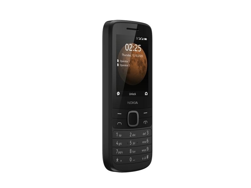 Nokia 225 4G Schwarz Klassisches Tasten-Handy mit schnellem 4G-Mobilfunknetz