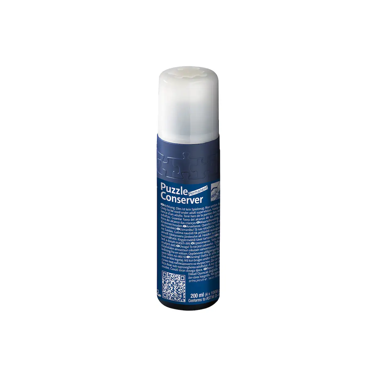 Puzzletisch mit 4 Schubladen, drehbar inkl. Abdeckung   Puzzle-Kleber Permanent, 200 ml - für 1500 Teile