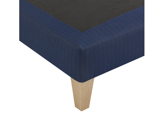 SOMEO - Sommier 120 x 190 Sommier déco tapissier rêve bleu marine 120 x 190