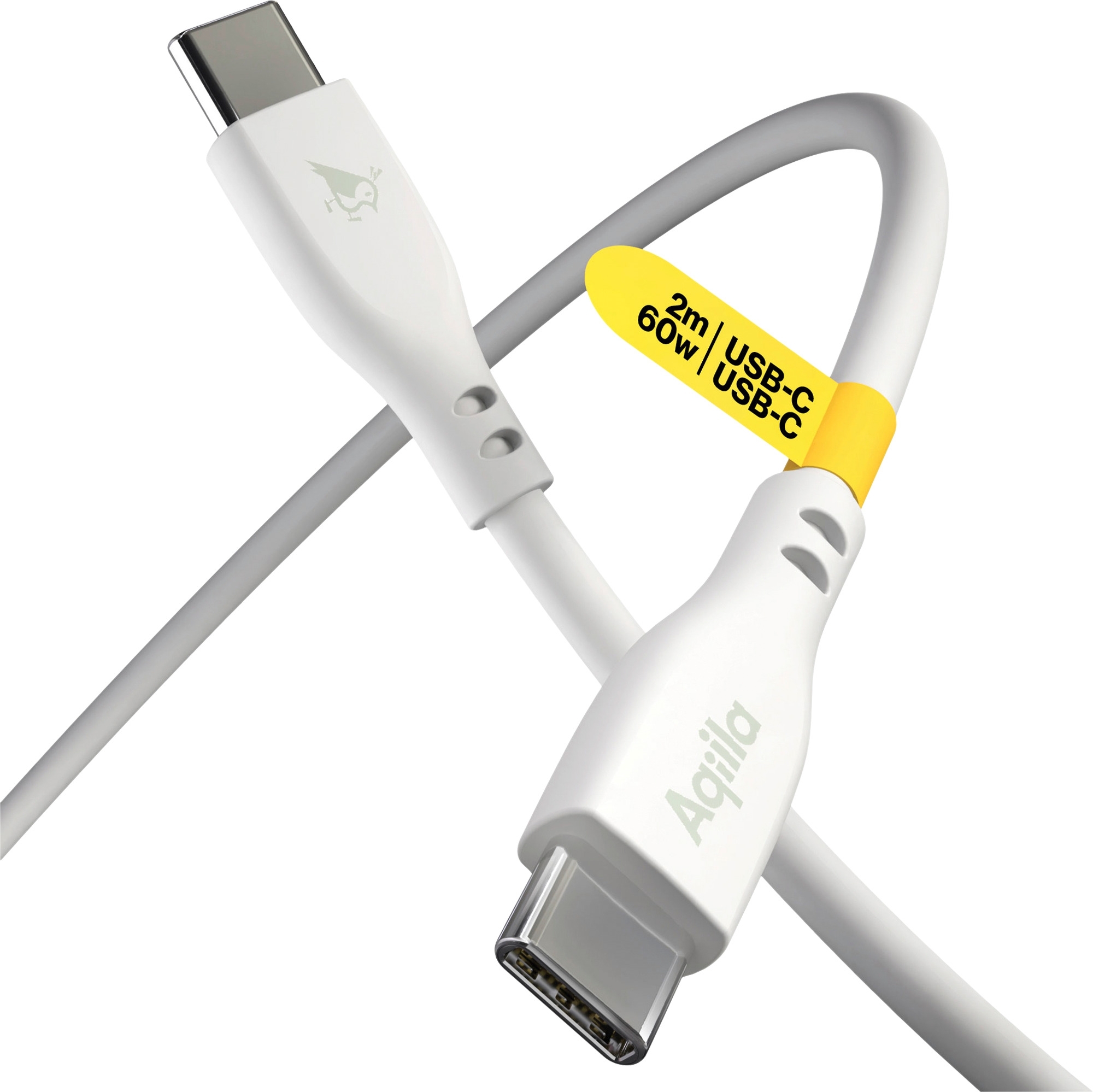 Aqiila Cablebird C12 Lade/ Sync Kabel USB C zu USB C 60 W 2 Meter