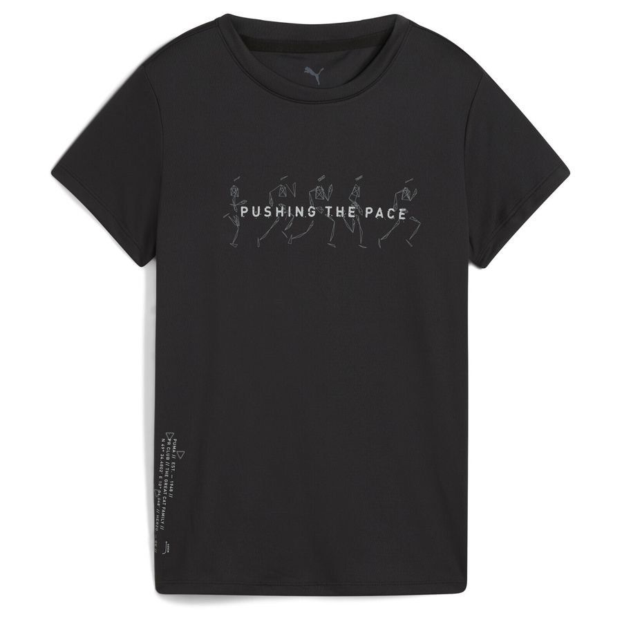 Puma Lauf-T-Shirt mit Grafik und Slogan