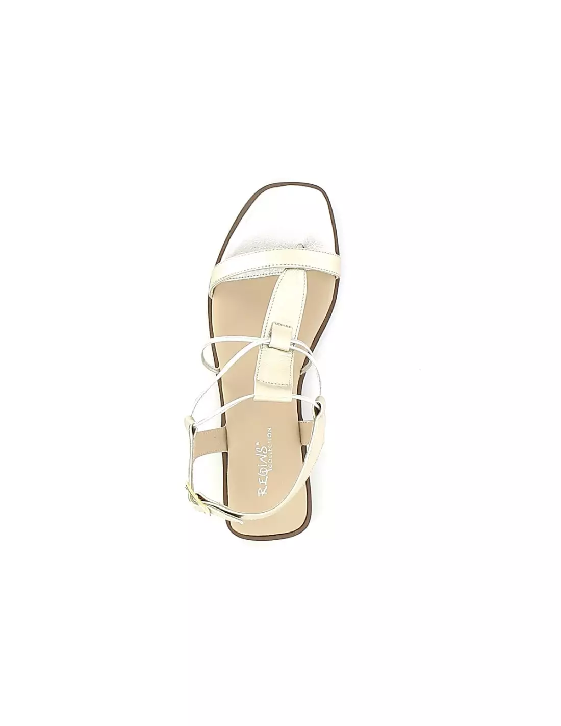 REQINS ARGOU - Sandales & nu-pieds Platineargent