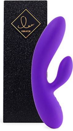 Feelztoys - Lea Vibrator met Glitters USB-oplaadbaar Paars