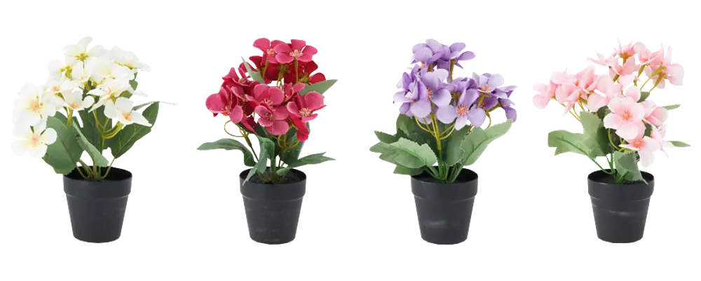 Kunstig blomst - 20 cm