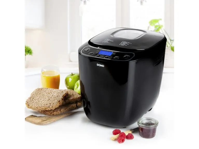 Domo B3973, 1 kg, Forsinket start-timer, Visningsvindue, Timer, Variabel skorpe bruning kontrol, Holde varm funktion