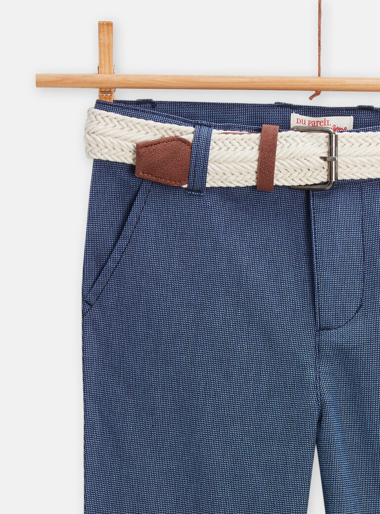 Pantalon chino bleu marine pour garçon