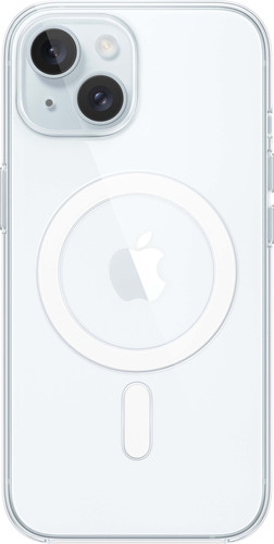 Apple iPhone 15 Back Cover met MagSafe Transparant