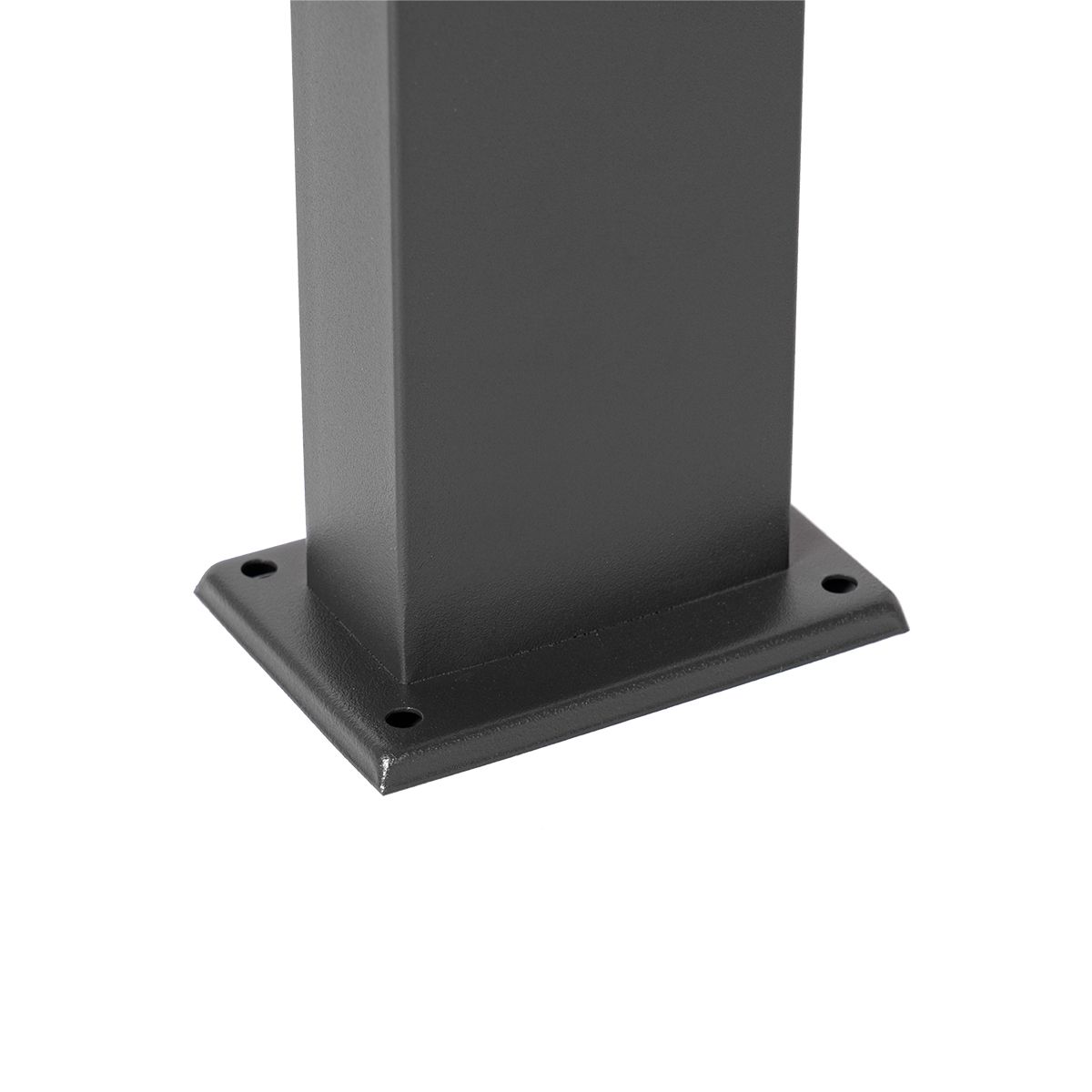 Staande buitenpaal donkergrijs 80 cm incl. LED en dimlicht op solar - Sunnie