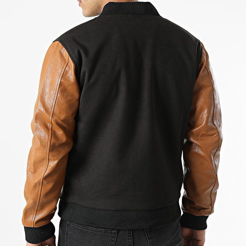 Veste Zippée 3119 Noir Camel