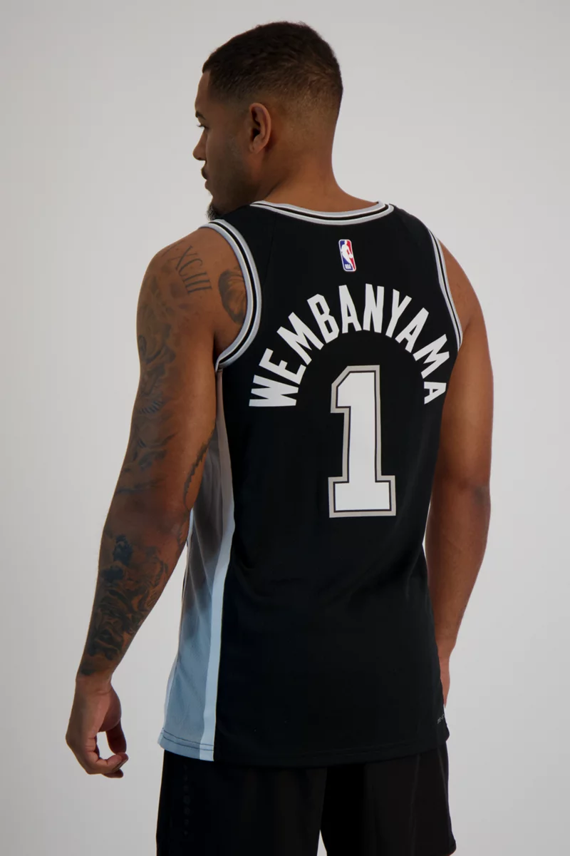 Nike San Antonio Spurs Icon Edition Victor Wembanyama Herren Basketballtrikot