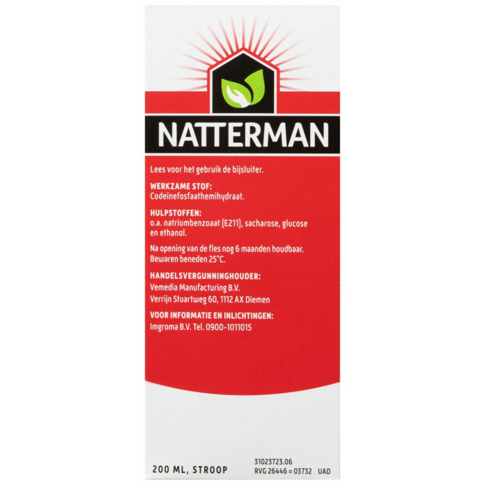 Natterman Bronchicum Extra Sterk200 ml