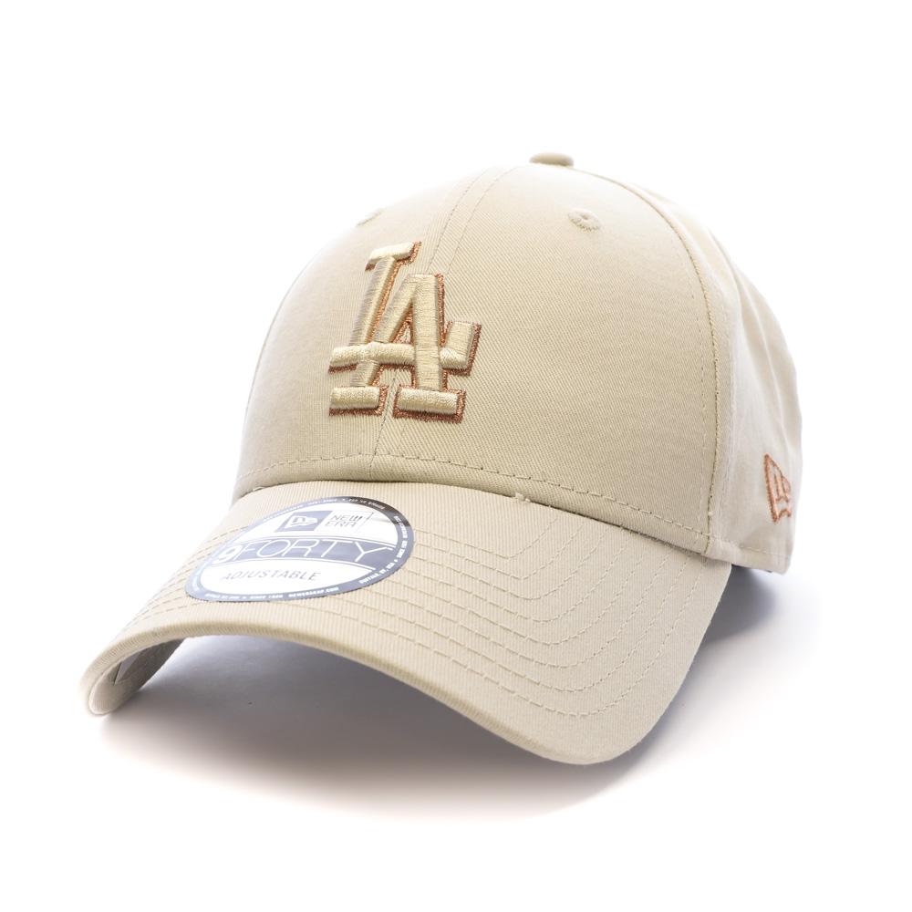 New Era Casquette Beige Homme New Era Metallic Outline