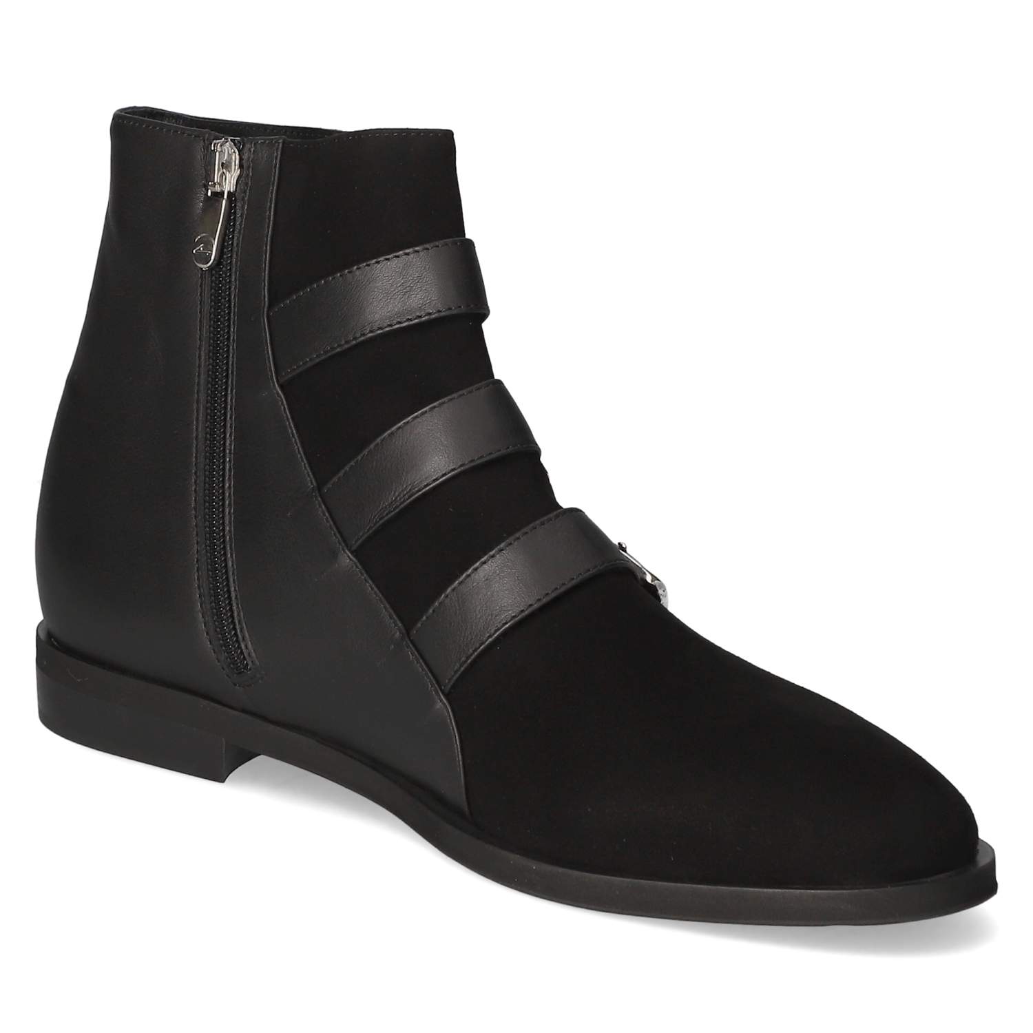 42Plus Stiefeletten - nero