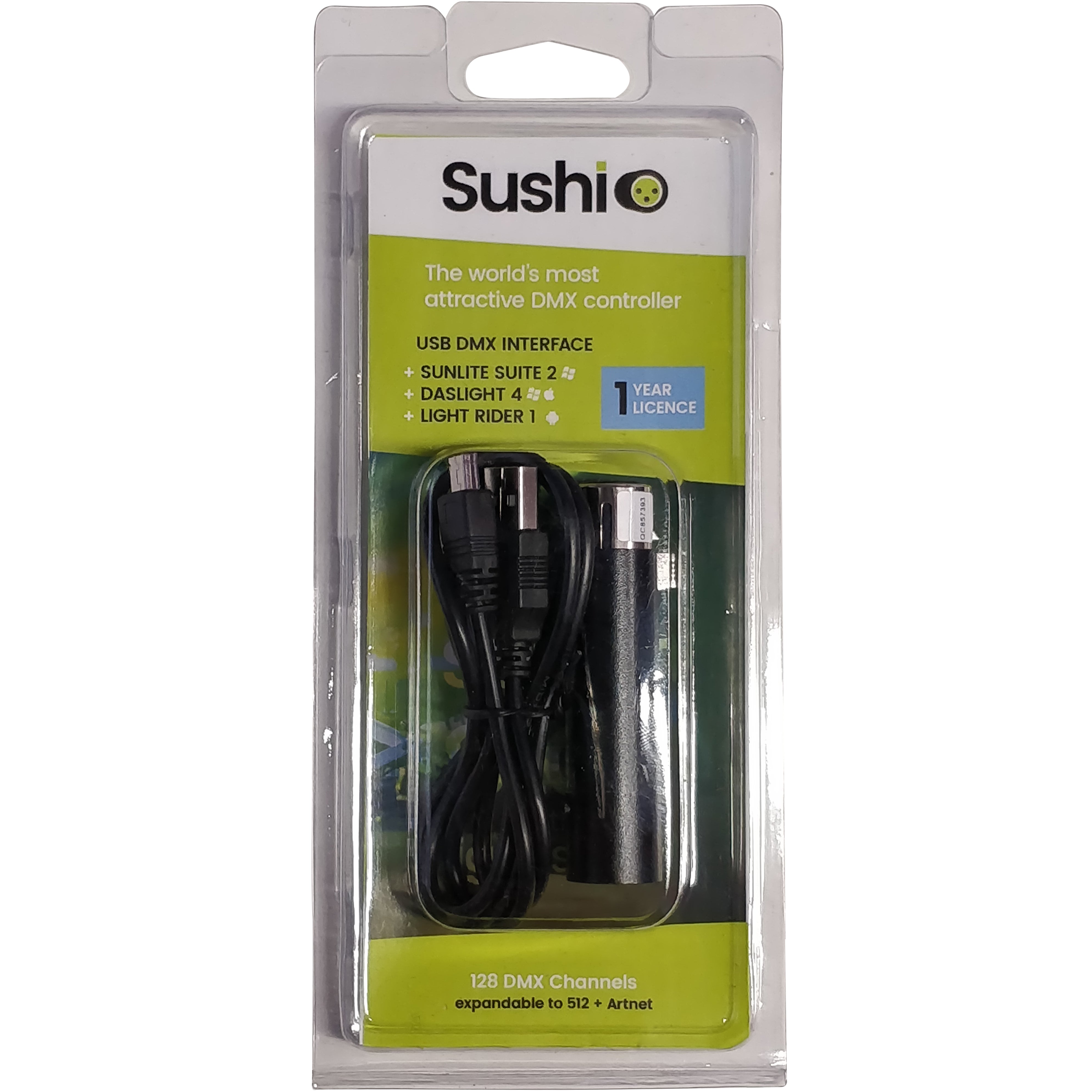DMXsoft SUSHI-Z1 DMX interface en software