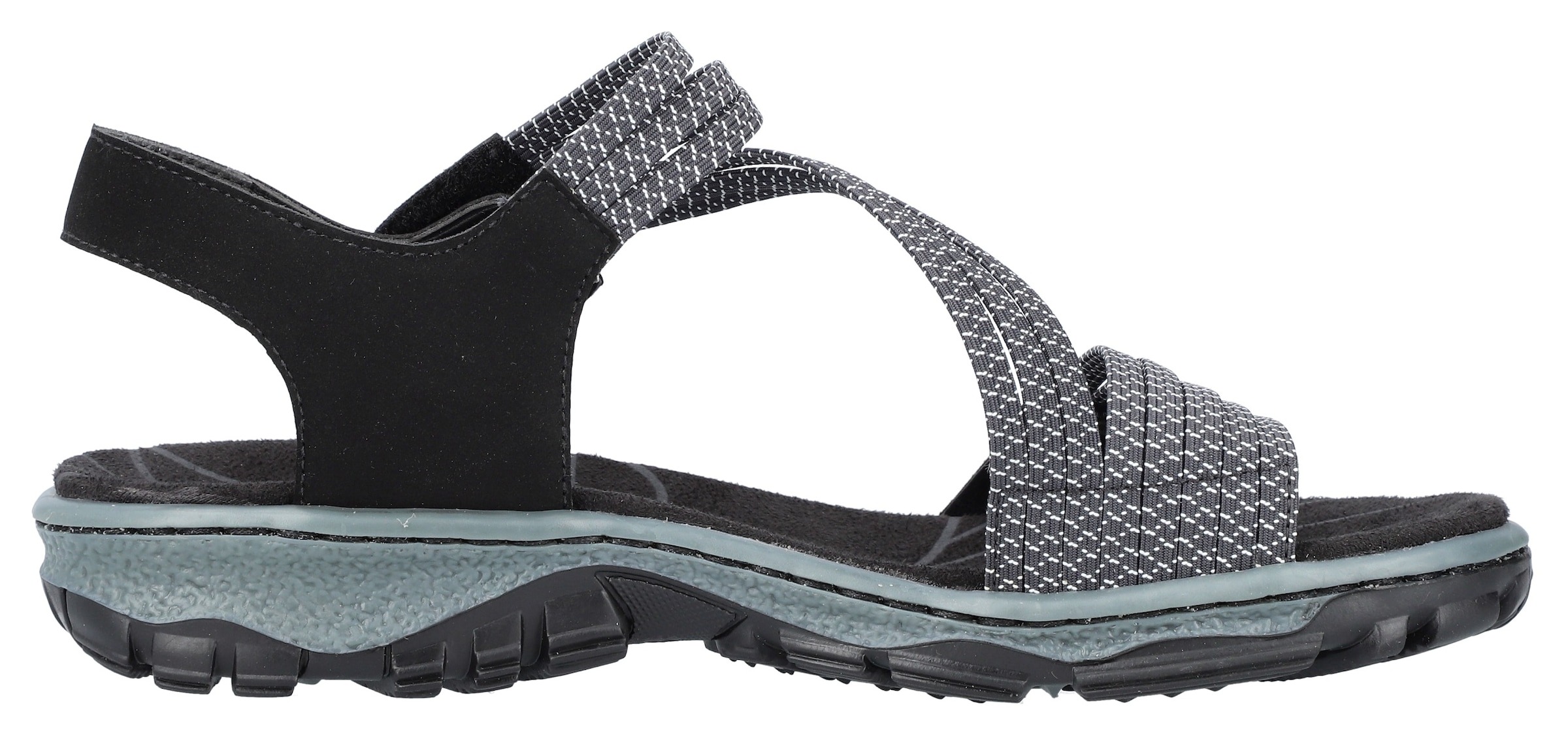 Rieker Riemchensandale  , Sommerschuh, Sandalette, Klettschuh, in sportiver Optik