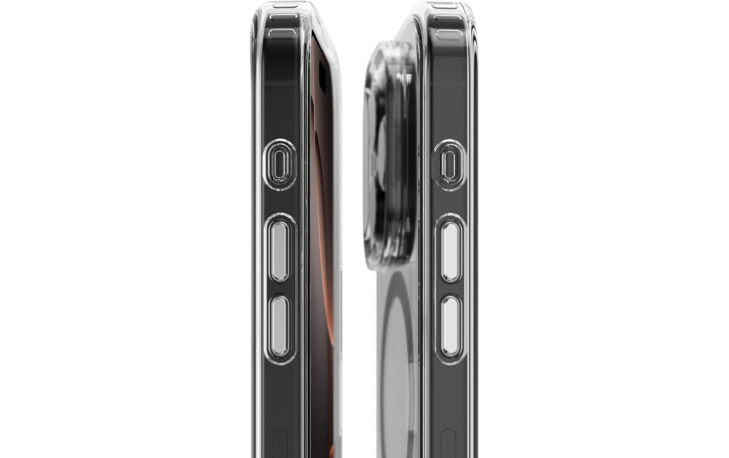 Back Cover Transparent iPhone 16 Pro Max BlackSilicone Backcover für das Apple iPhone 16 Pro Max
