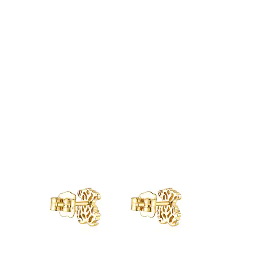 Pendientes oso de oro Oceano