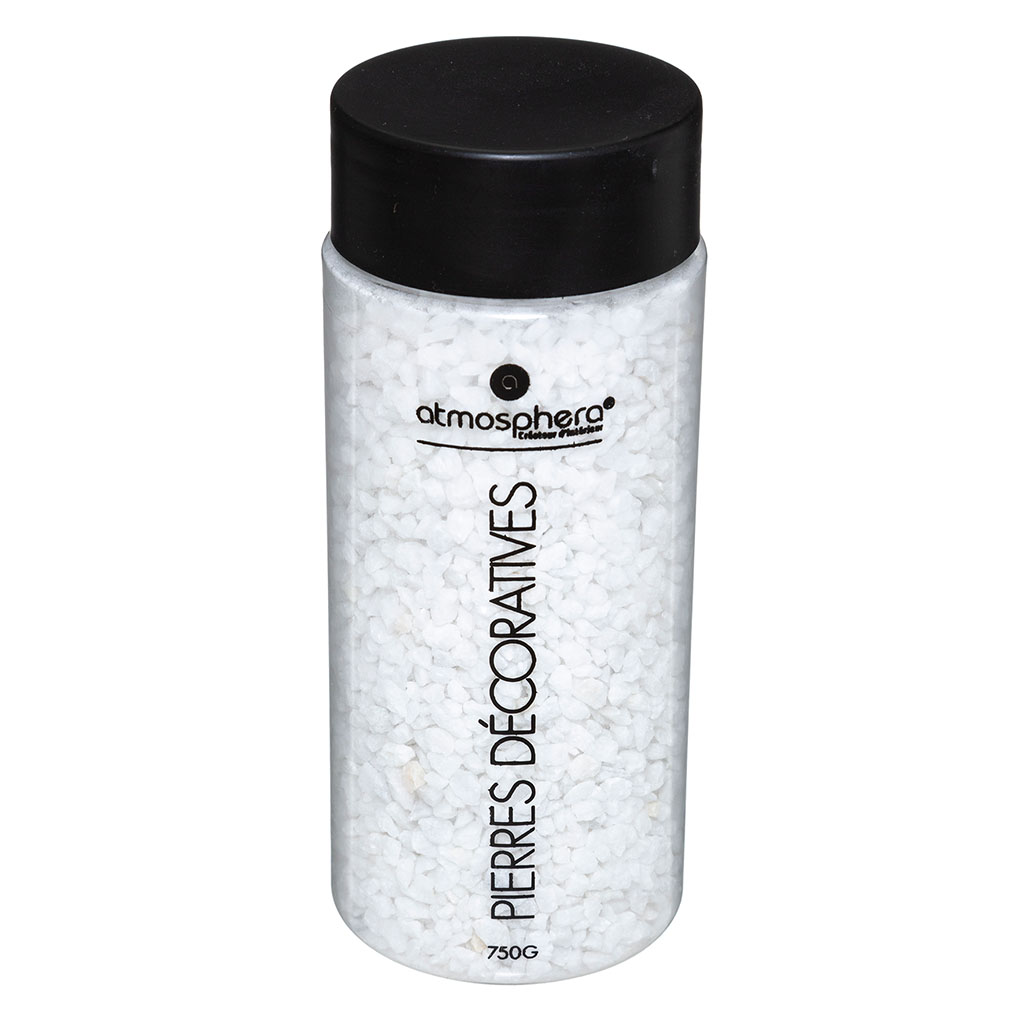 Pierres décoratives blanches 750g