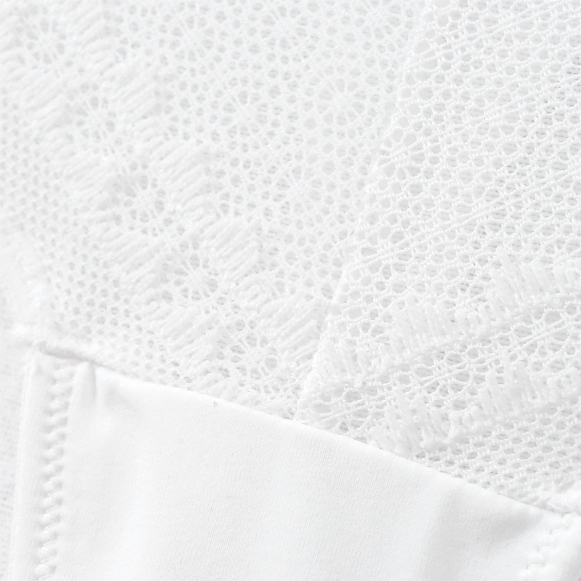 Gina Benotti Damen String mit Spitze weiss