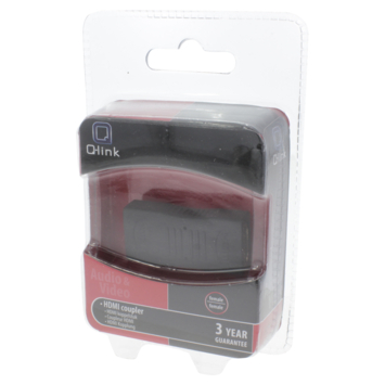 Q-Link HDMI adapter gold plated recht female/female