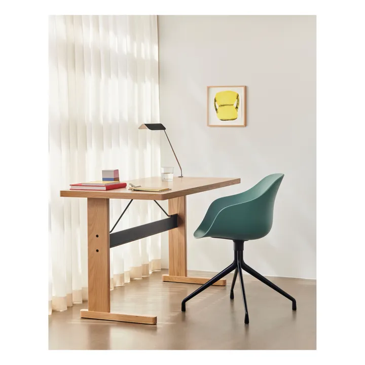 Hay Lampe de bureau à clipser Apex | Noir