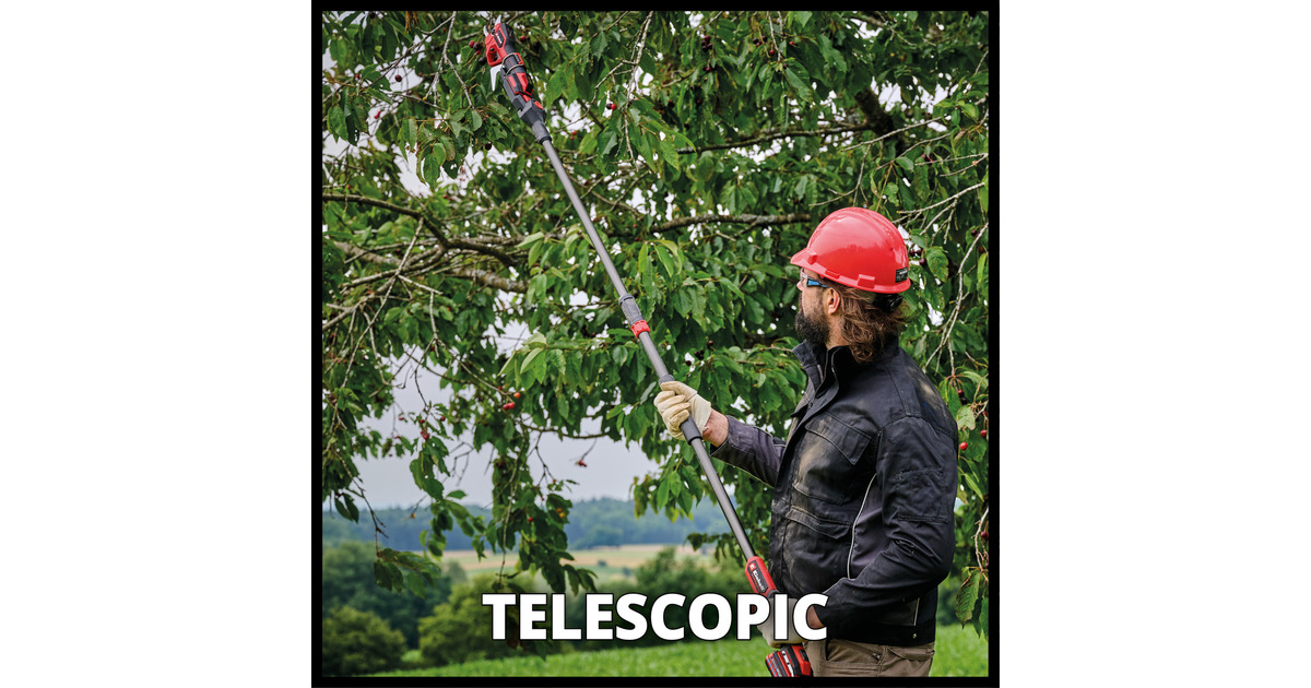 EINHELLGP-LS 18/28 Li T BL-Solo Accu Snoeischaar takkenschaar  (Rood/zwart, Accu en oplader niet inbegrepen)