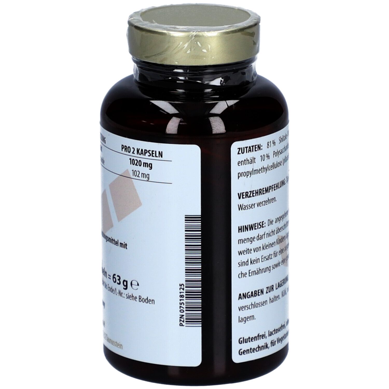 VITAWORLD Shiitake Extrakt 500 mg