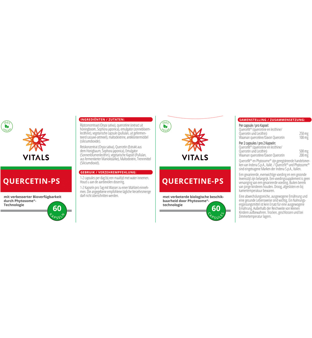 Vitals Quercetine-PS (60 capsules)