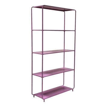 KARWEI wandkast Ezra roze metaal hoog model