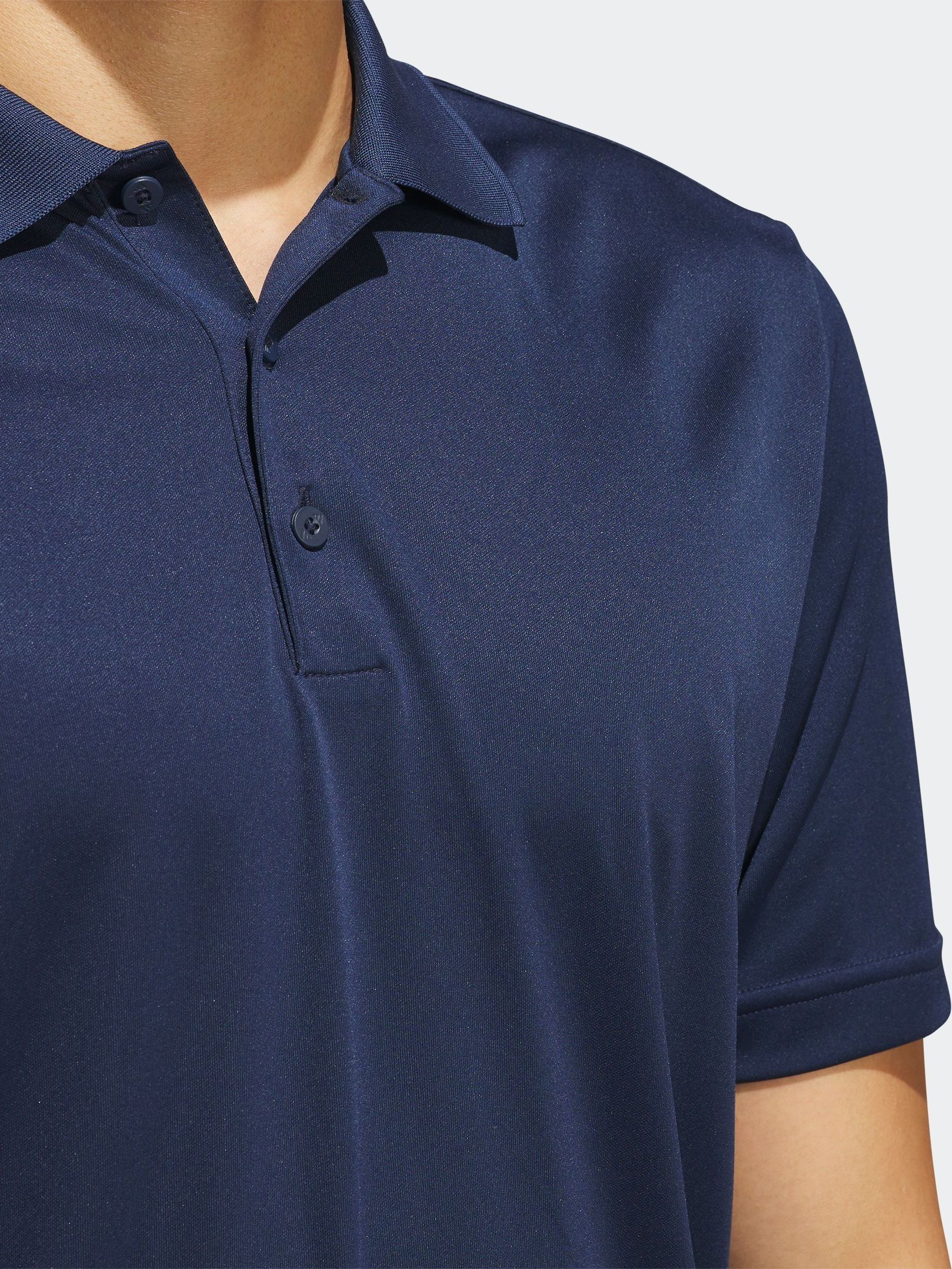 Marineblauw - adidas - Golfshirt
