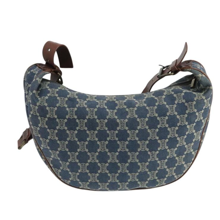 Celine Vintage Celine Shoulder Bag Blue