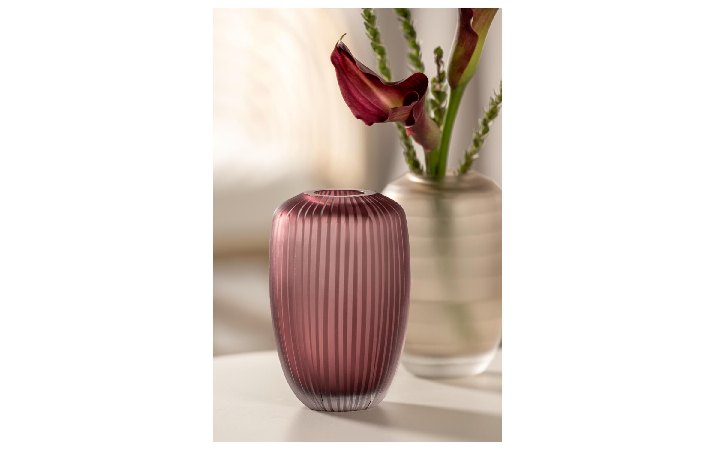 Vase Bellagio 16 cm, BerryHandgemachte Blumenvase